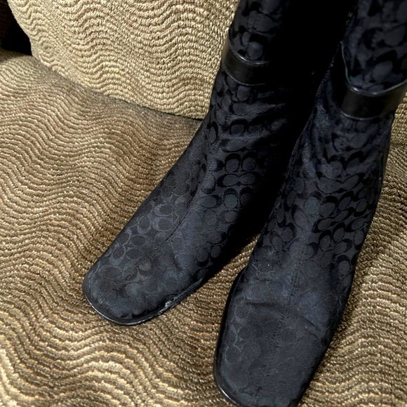 Women Coach Ankle Boots Size 7 - Picture 1 of 5